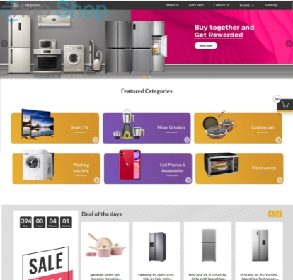 تصویر   تم فروشگاهی مگا استور Kingdom