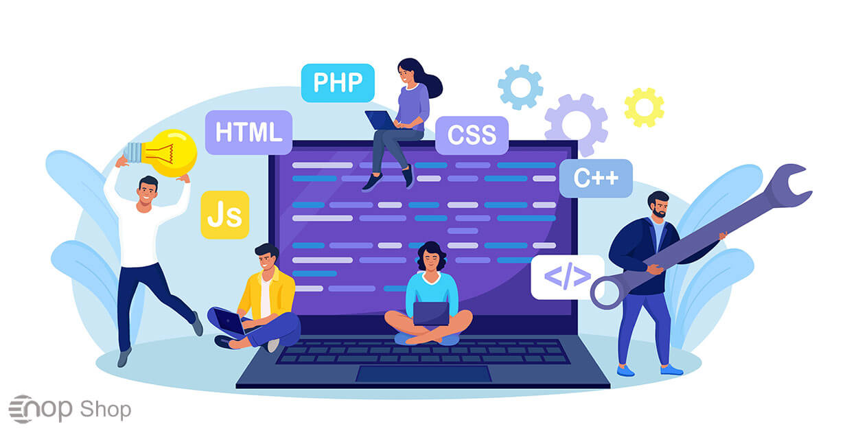 زبان php یا asp.net